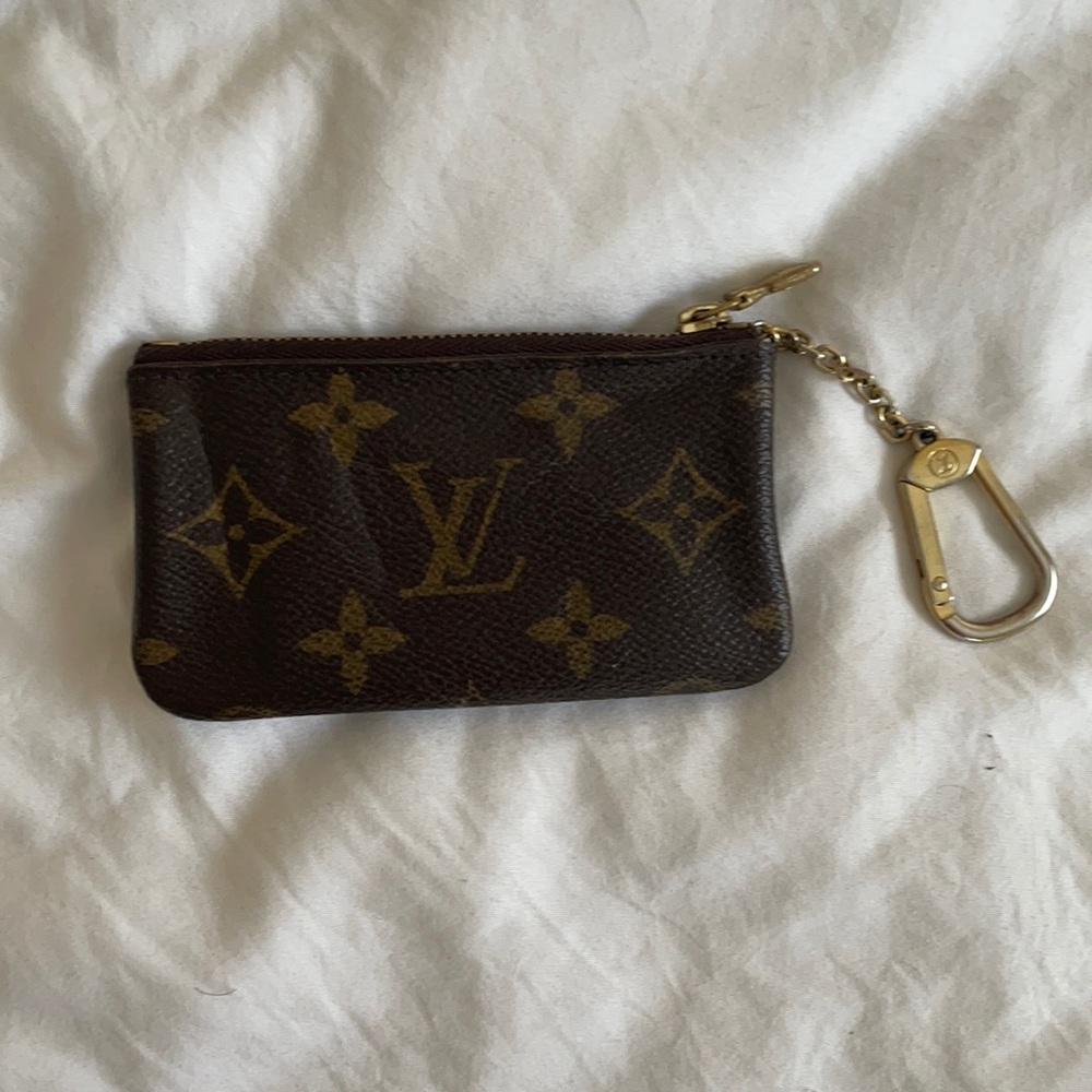 Authentic Louis Vuitton Monogram keychain pouch